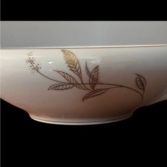 Elegant Noritake Japan 5693 White and Gold Serving Dish Bowl and Lid Vintage - Picture 5 of 7